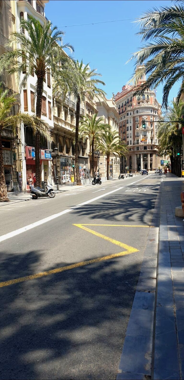 Strada centrala din Valencia Spania