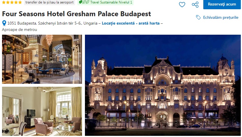 Four Seasons Gresham Palace Budapesta